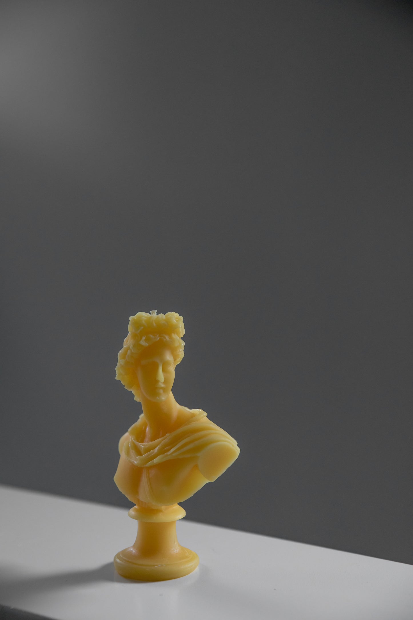 Apollo Bust Candle
