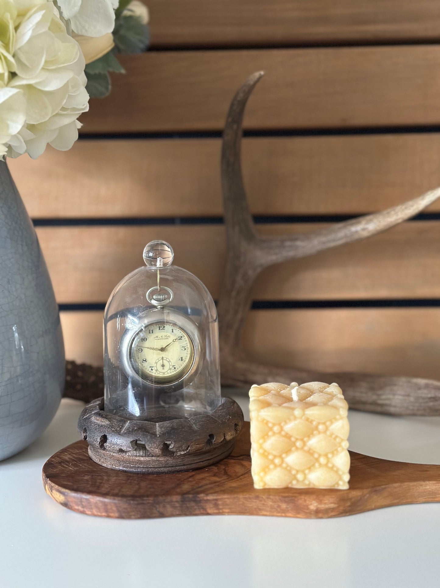 Beaded Pillow Box Candle