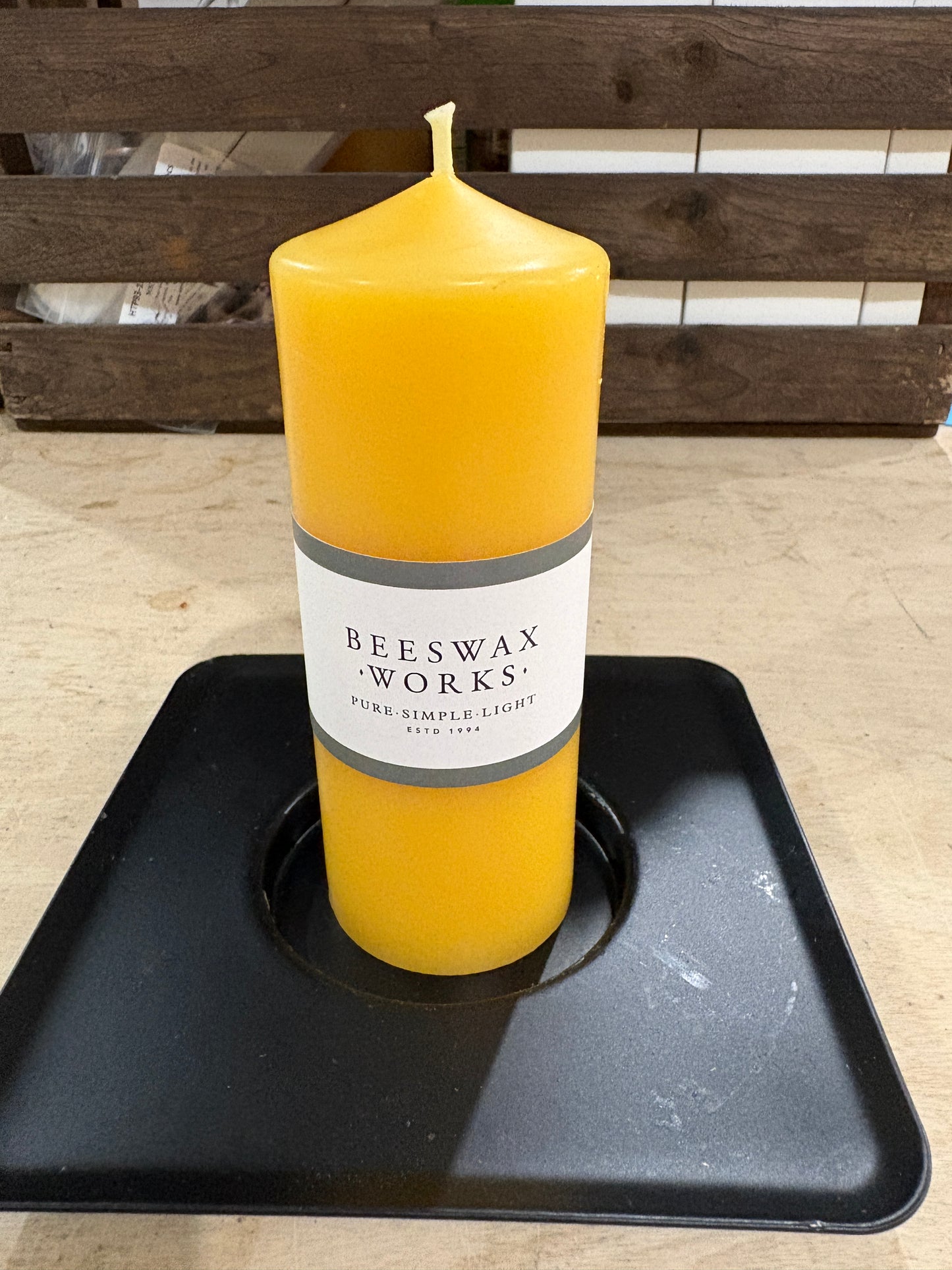 Narrow Five Inch Pillar Candle