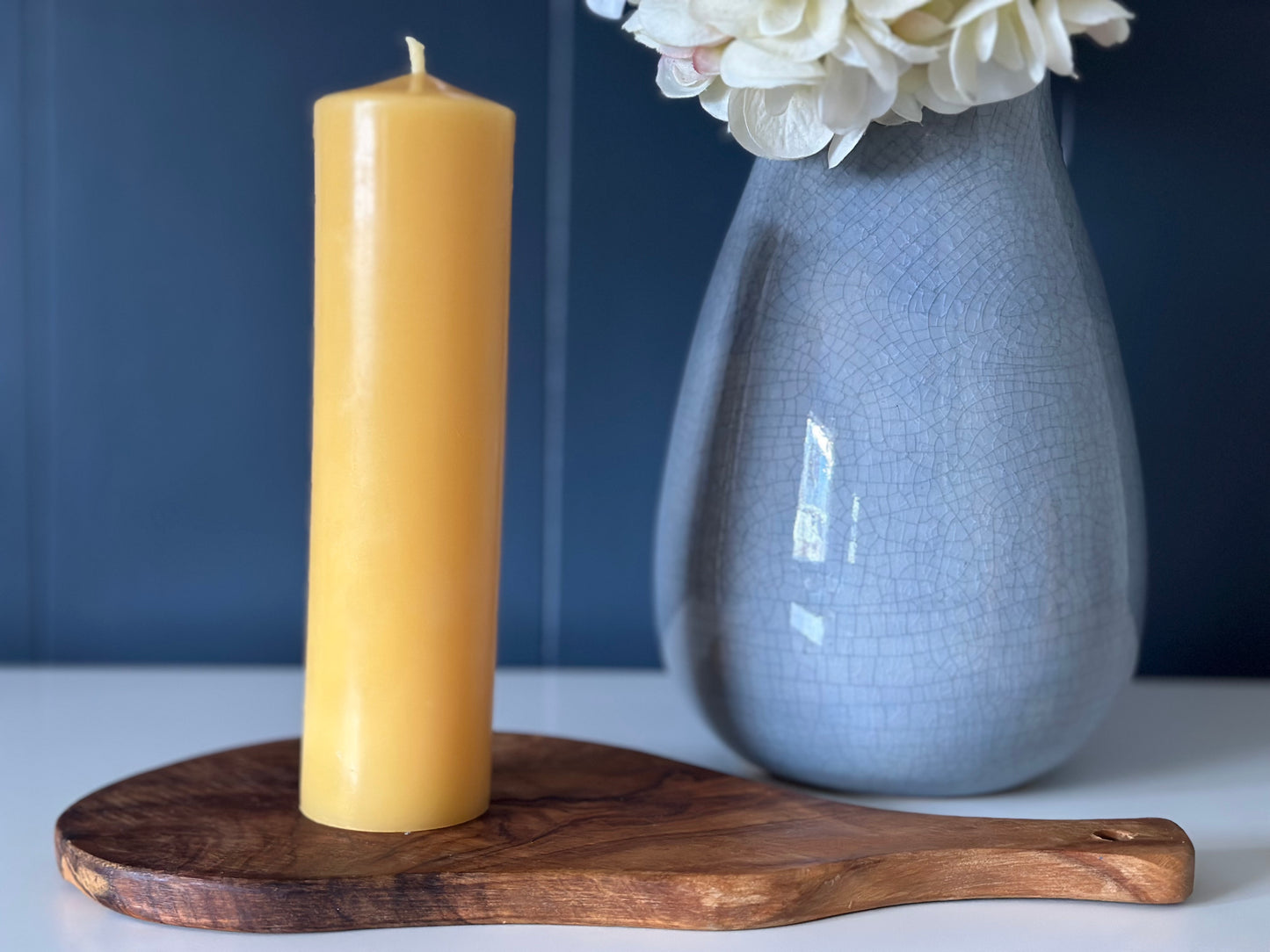 Narrow Seven Inch Pillar Candle