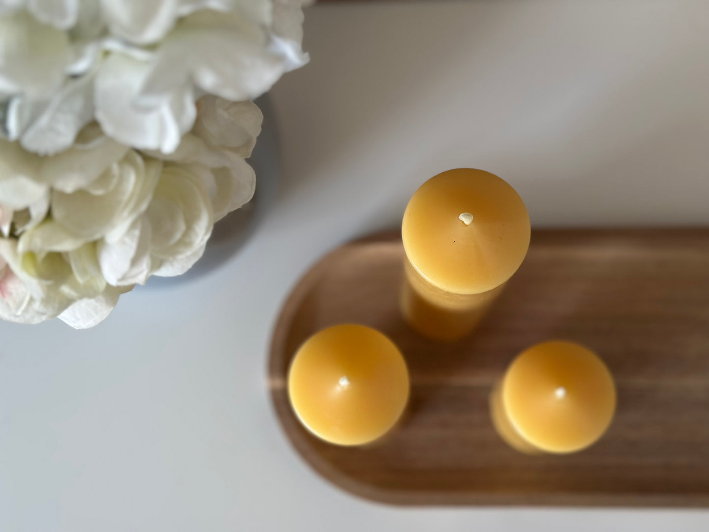 Narrow Three Inch Pillar Candle