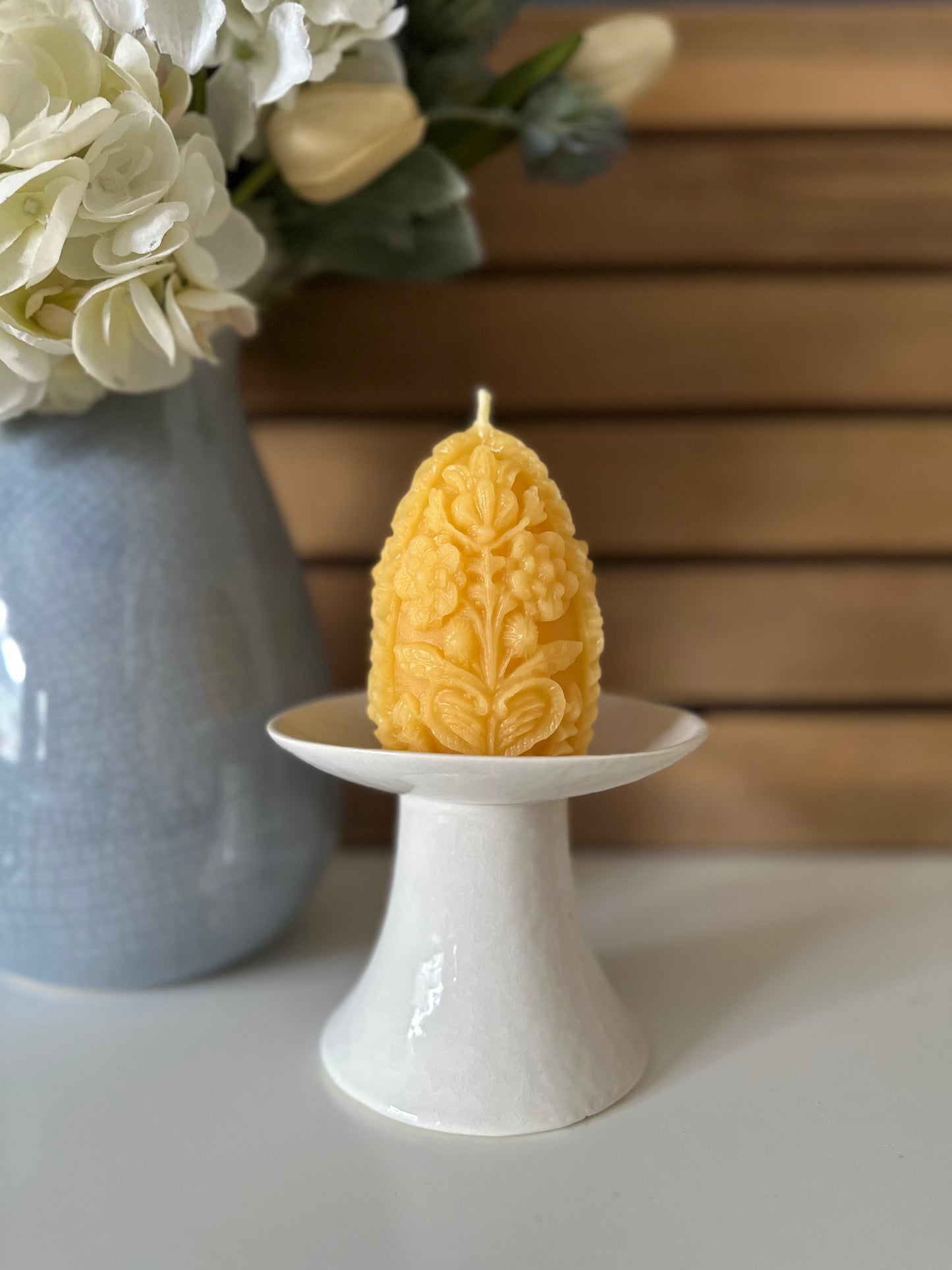 Carved Faberge Egg Candle