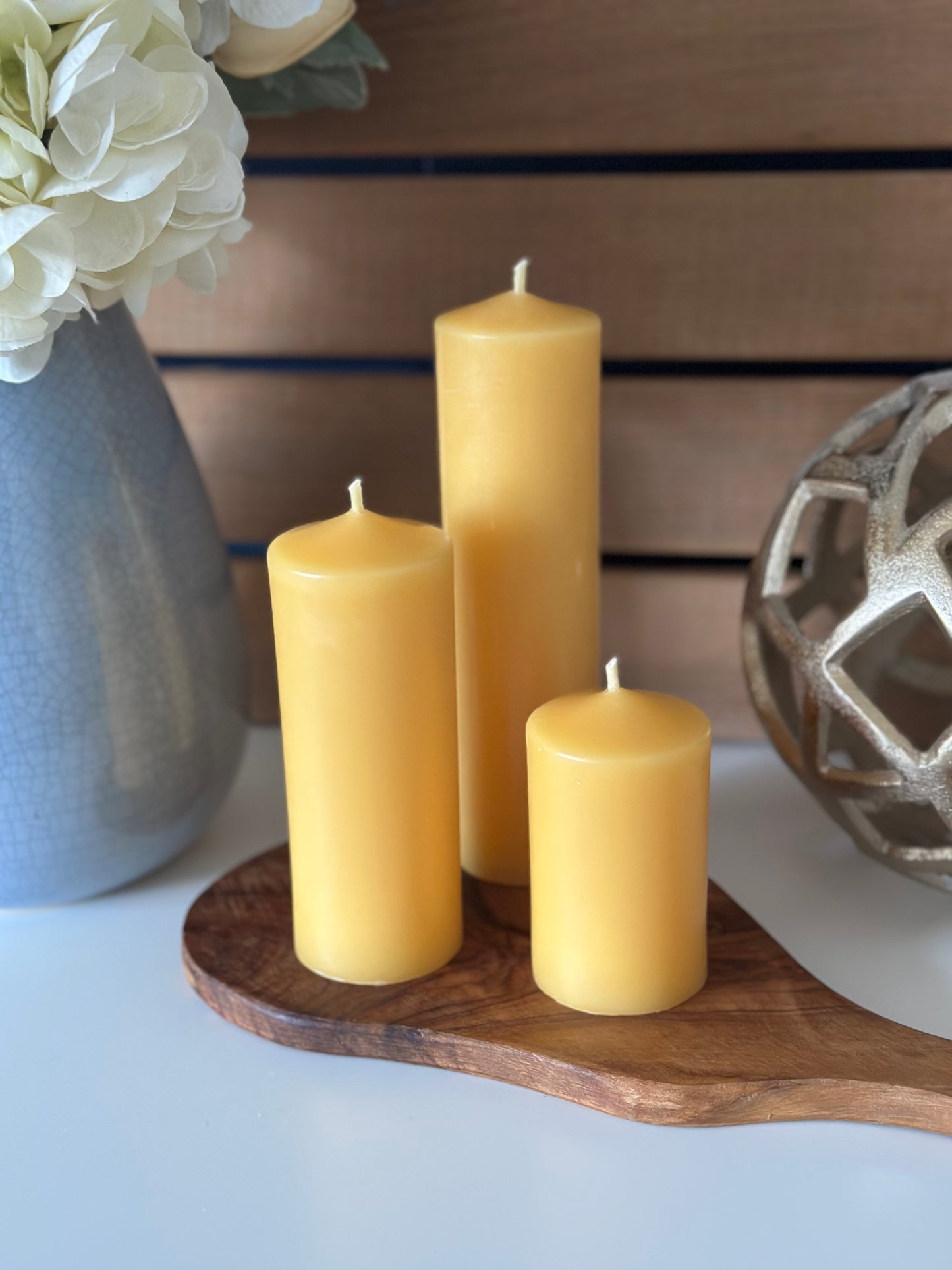 Narrow Seven Inch Pillar Candle