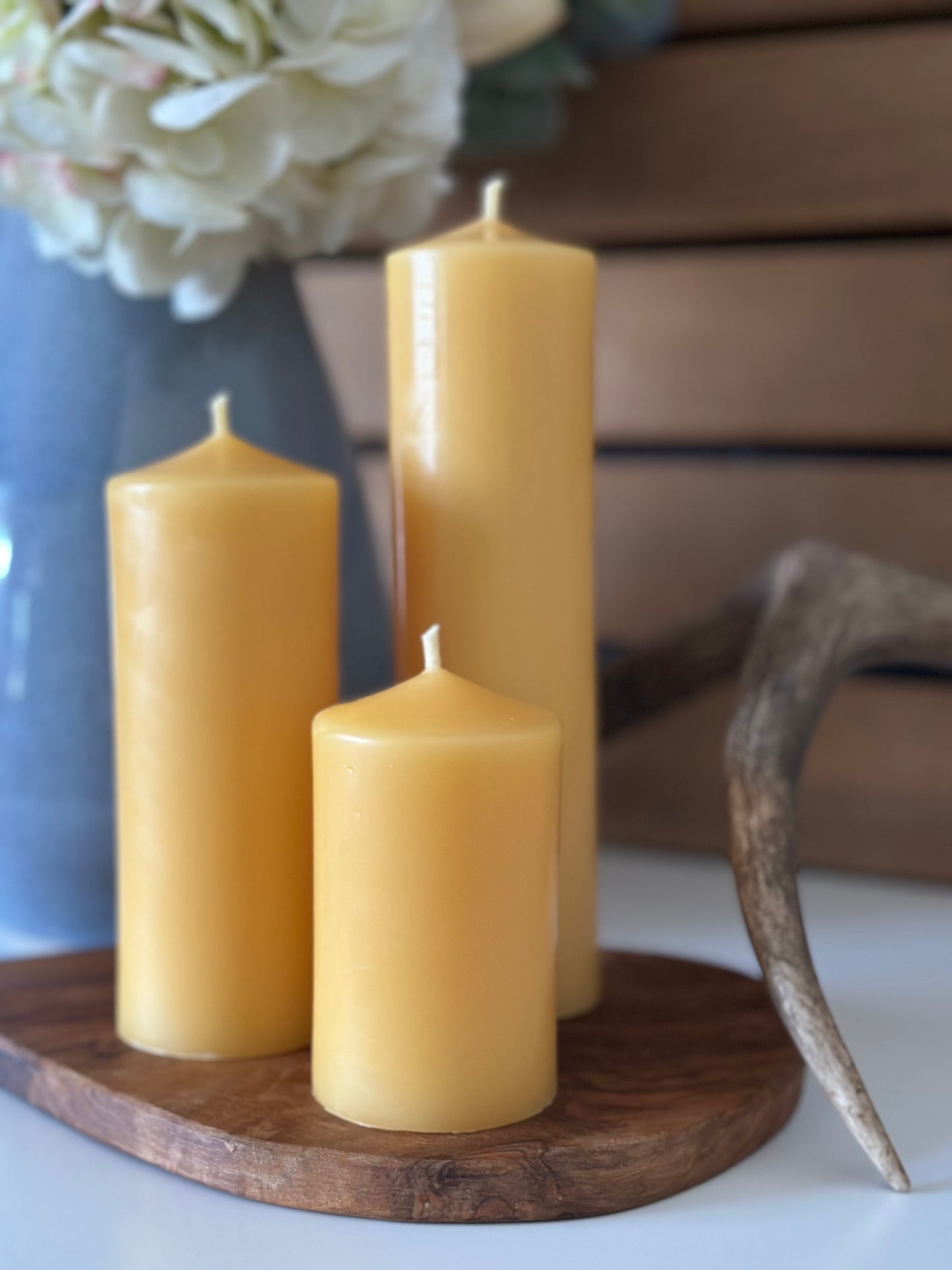 Narrow Seven Inch Pillar Candle