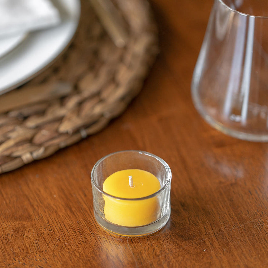 Tasse à bougie chauffe-plat en verre